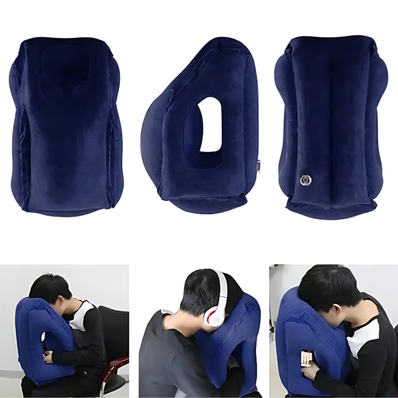 Oreiller Gonflable de Voyage ergonomique