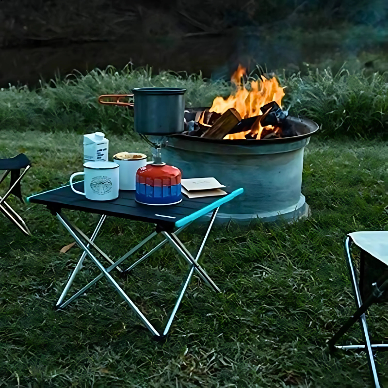 Petite Table Pliante feu de camp