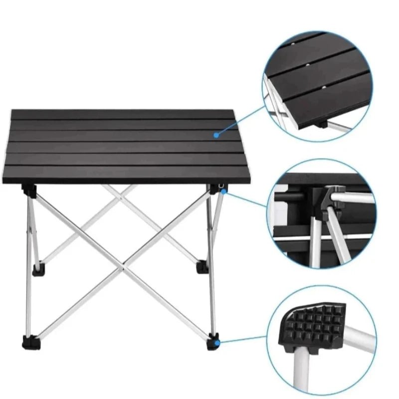 Petite Table Pliante matériaux