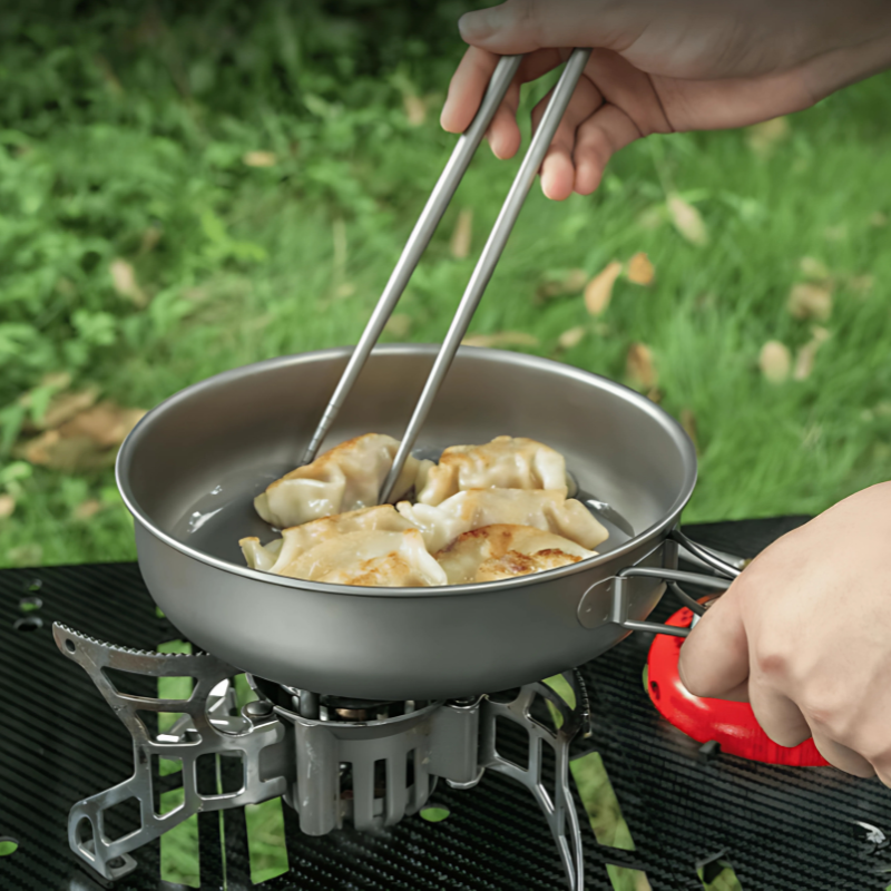 Poêle Inox Camping cuisson