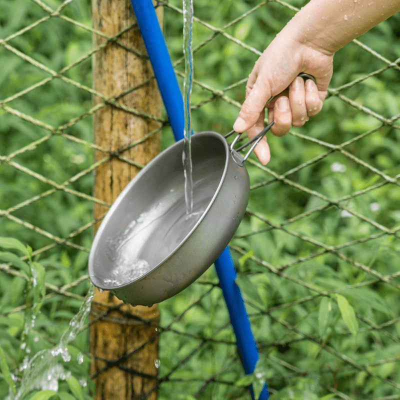 Poêle Inox Camping nettoyage