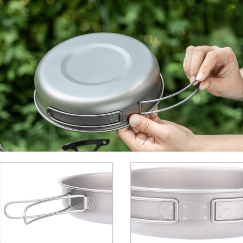 Poêle Inox Camping pliable
