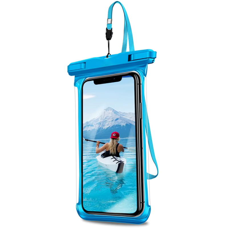 Pochette Étanche Téléphone bleu ciel