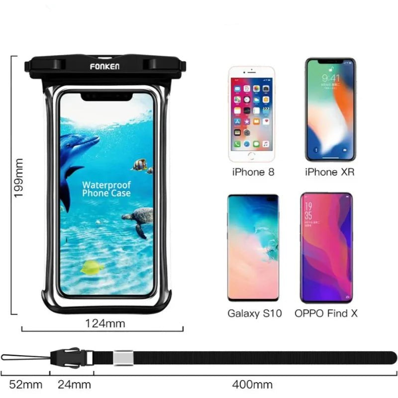 Pochette Étanche Téléphone tailles