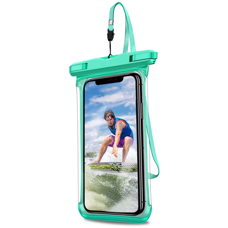 Pochette Étanche Téléphone vert clair