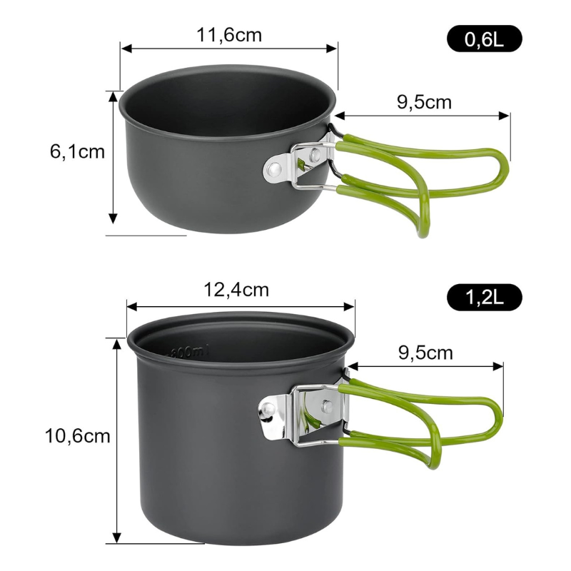 Popote Bivouac mesures
