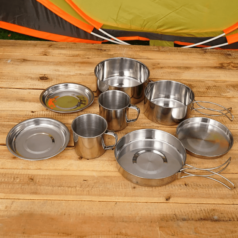 Popote Inox 2 Personnes camping