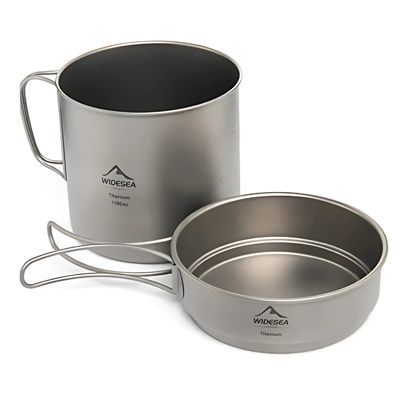 Popote Titane 2 Personnes ouvert