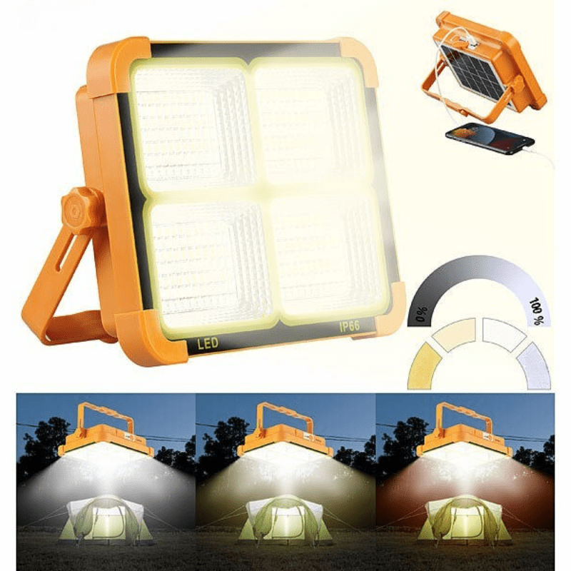 Projecteur Solaire LED modes d'éclairages