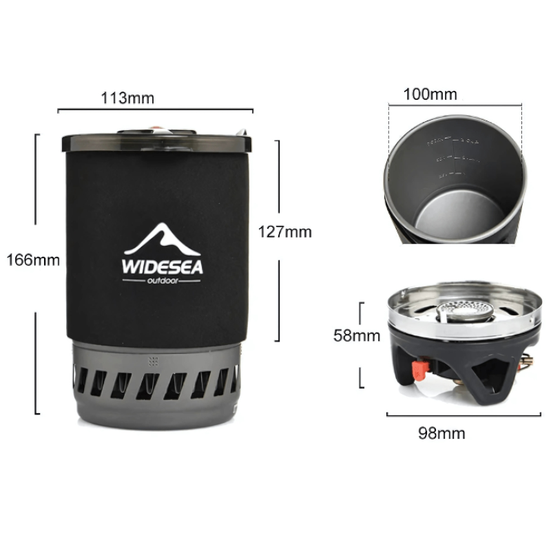 Réchaud à Gaz Express mesures