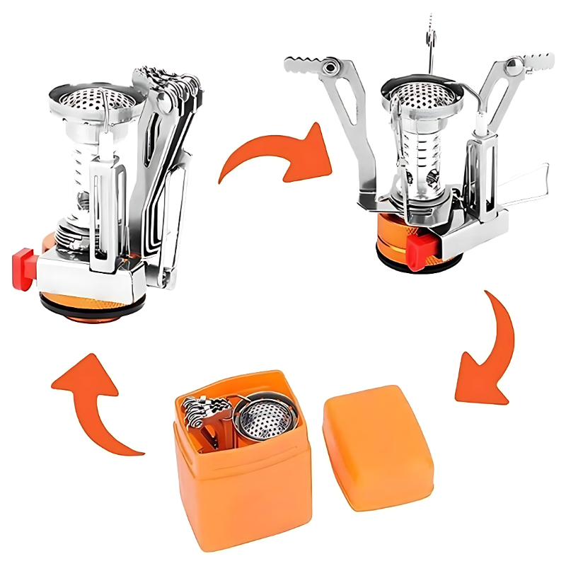 Réchaud à Gaz Pliable bivouac