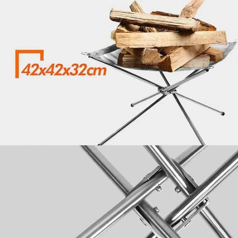 Brasero Pliable pour Feu de Bois