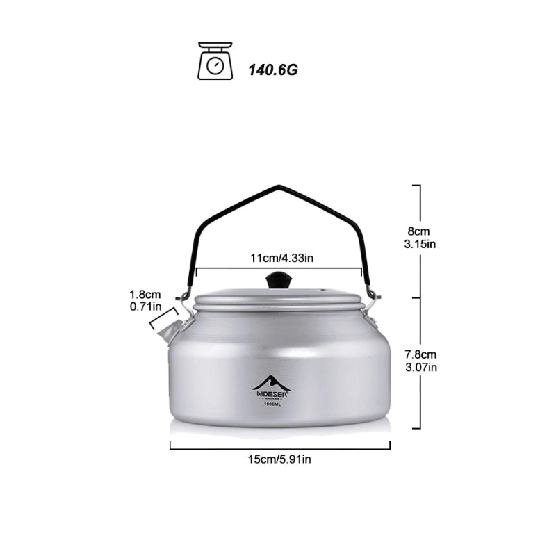 Théière de Camping 1L