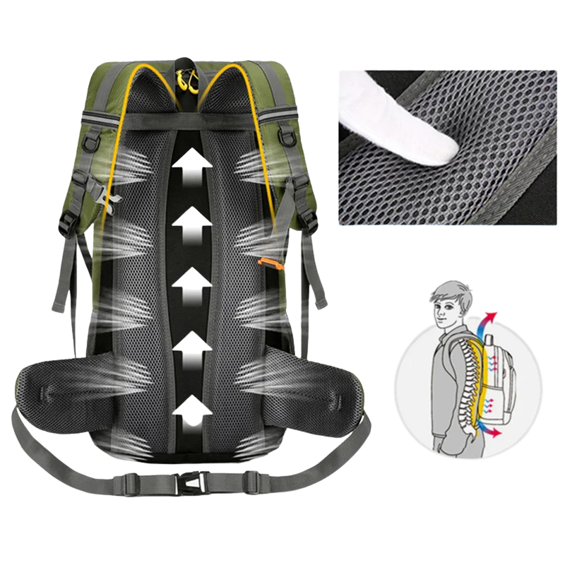 Sac à Dos Trekking 50L respirabilité