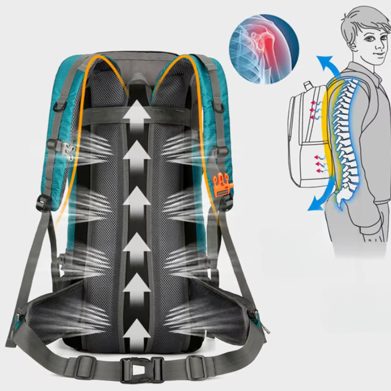 Sac à Dos Trekking 65L confort pour le dos