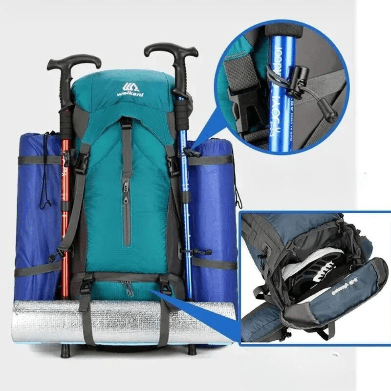 Sac à Dos Trekking 65L matériel