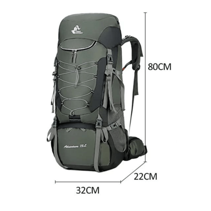 Sac à Dos Trekking 75L mesures