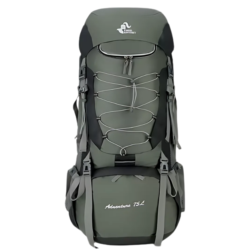 Sac à Dos Trekking 75L vert gris