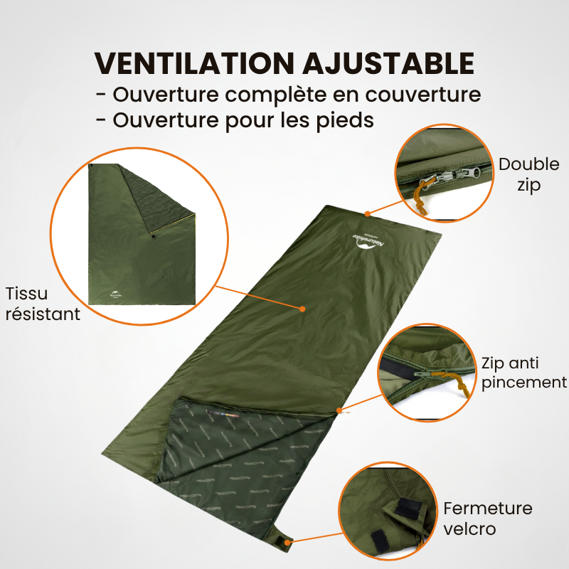 Sac de Couchage Ultra Léger 3 saisons