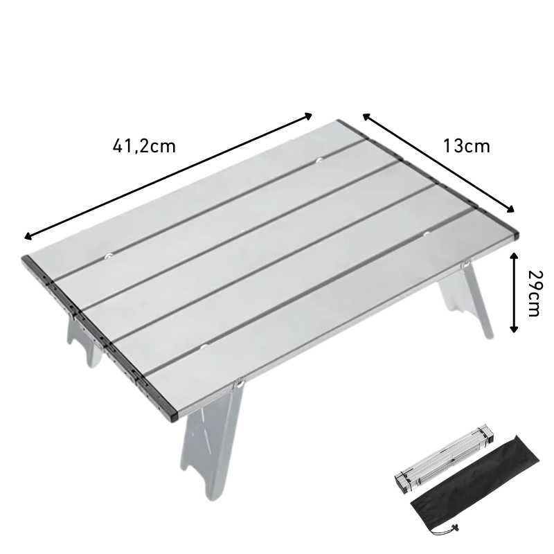 Table Basse Camping Pliante taille