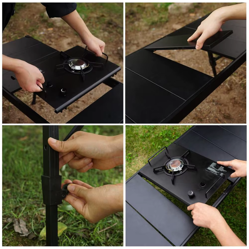 Table Haute Pliante fixation