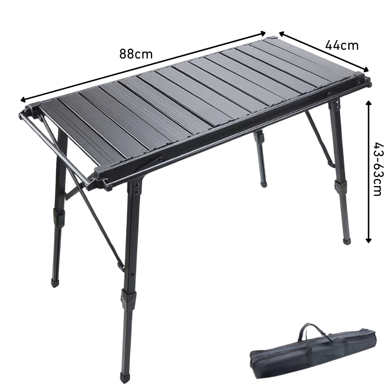 Table Haute Pliante mesures