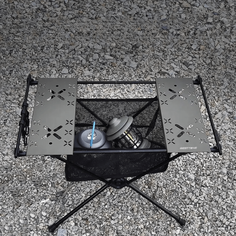 Table Pliante de Jardin avec panier