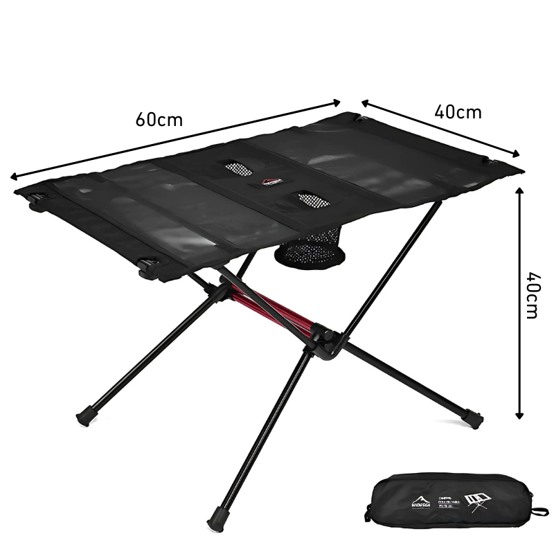 Table Pliante en Taille