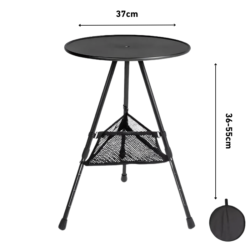 Table Ronde Pliante taille