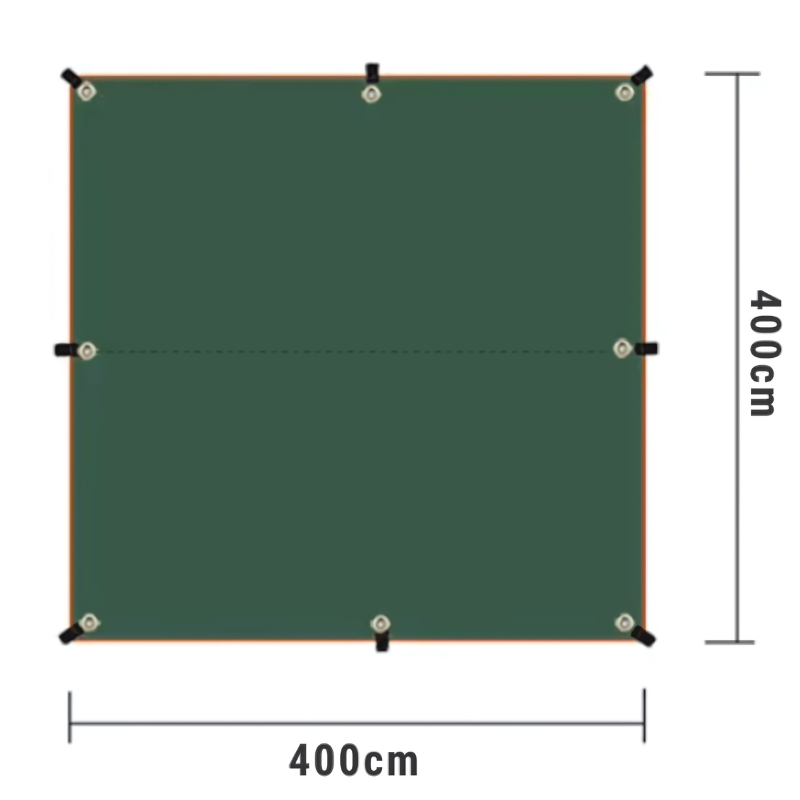 Tarp 4x4m taille