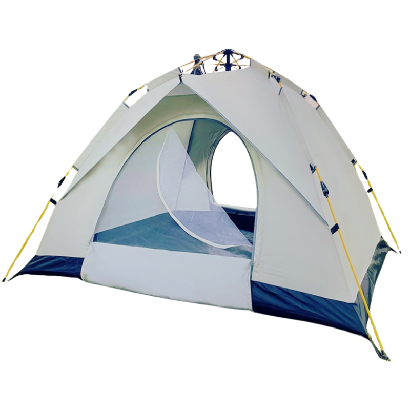 Tente de camping imperméable automatique 3-4 personne hexagonale avec 2 portes - Chine Tente de camping et tente automatique prix