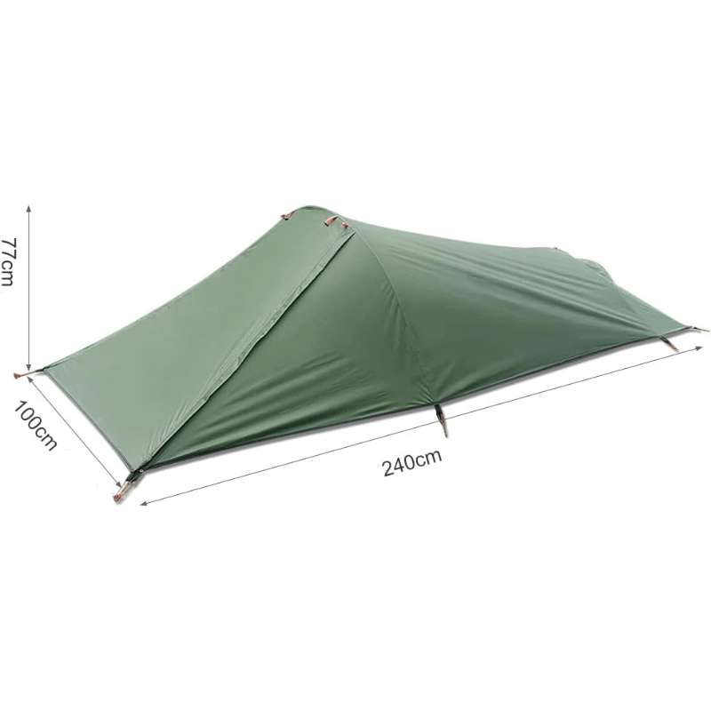 Tente Sarcophage Ultralight mesure