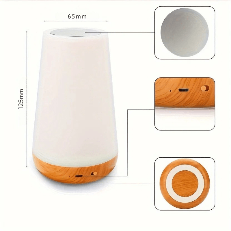 Veilleuse LED Multi Couleurs taille