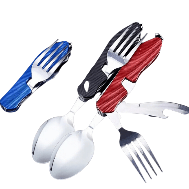 Couverts de Camping 4 - en - 1 Détachable