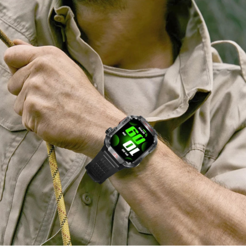 Montre Connectée 2 en 1 avec Lampe