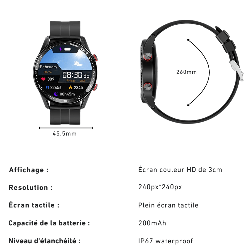 Montre Connectée Homme