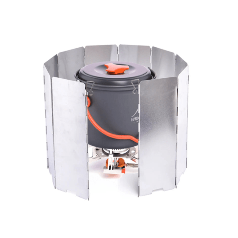 Pare - vent Pliable Réchaud Camping