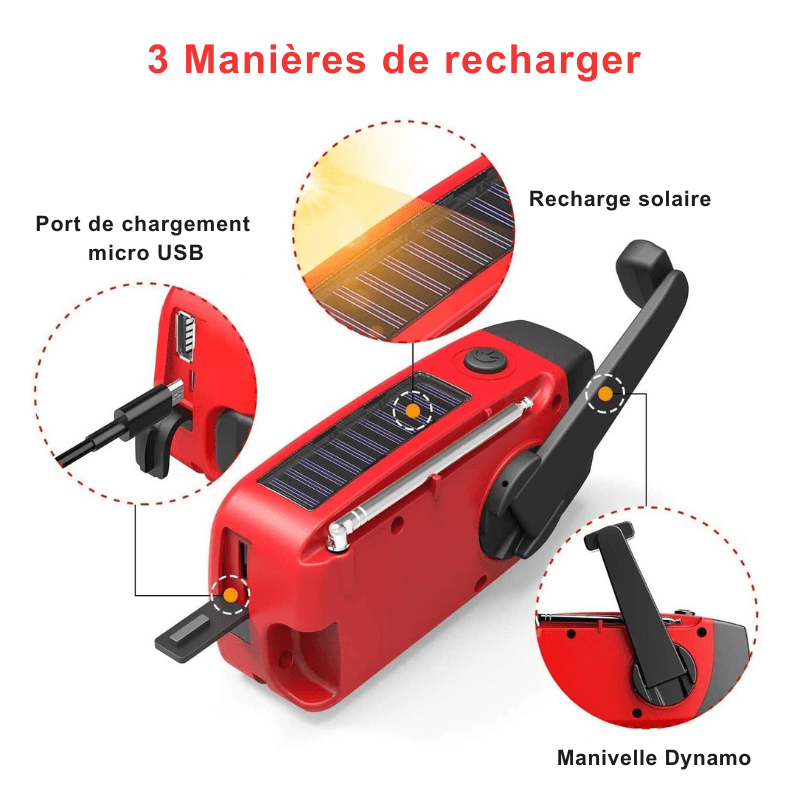 Radio d'Urgence Multifonction