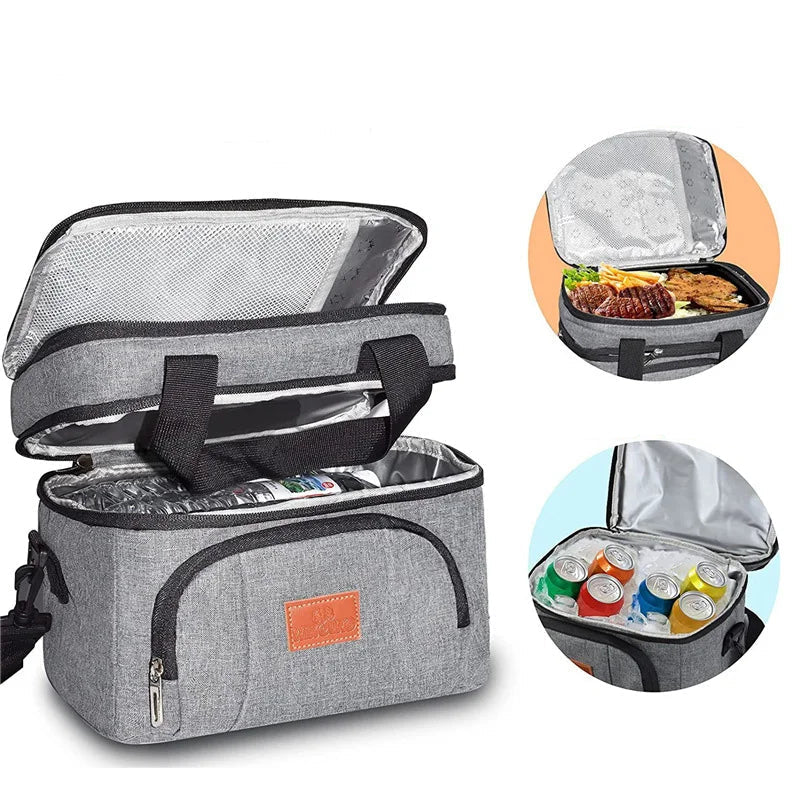 Sac Isotherme Double Compartiment