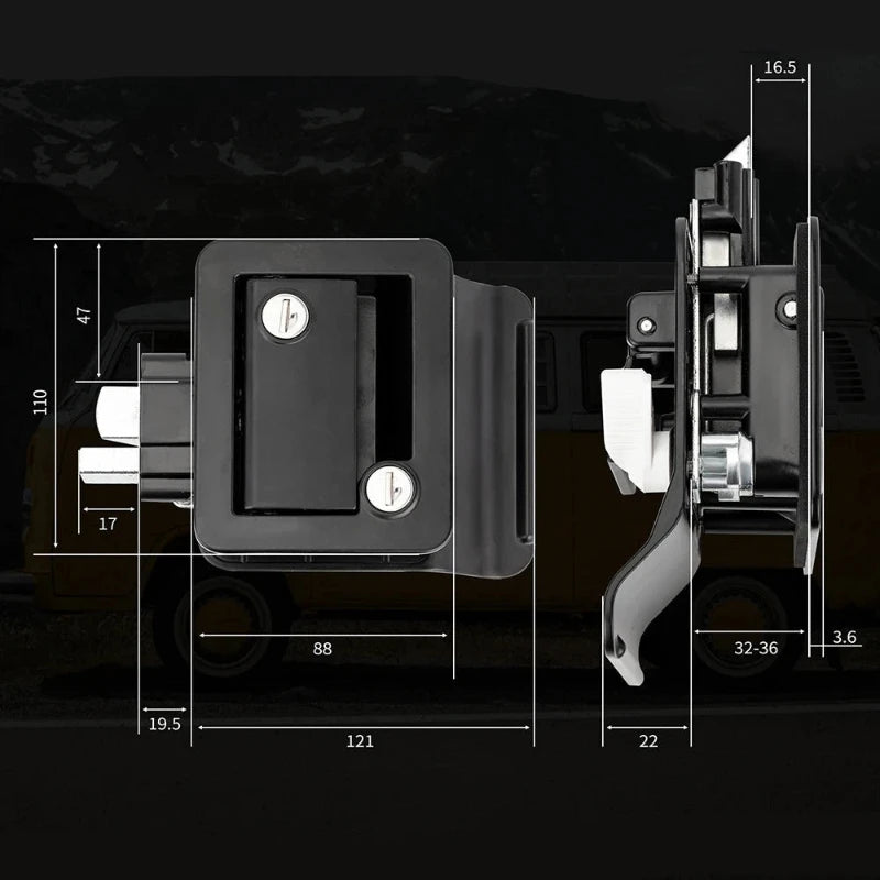 Serrure Double Sens Porte Entrée Camping Car