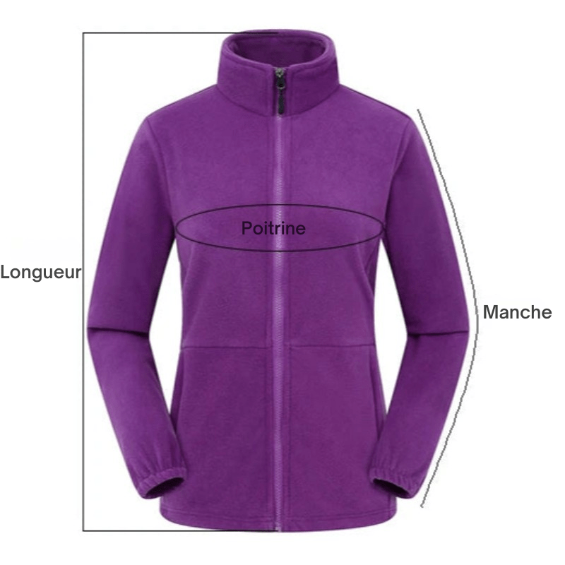 Veste Polaire de Randonnée Femme