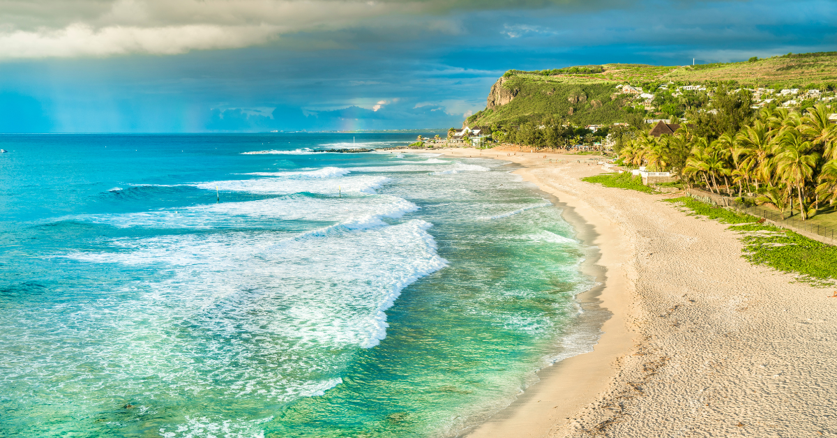 Plage de l'île de la réunion