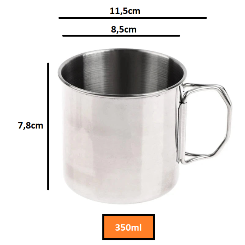 Tasse Inox Camping 350ml