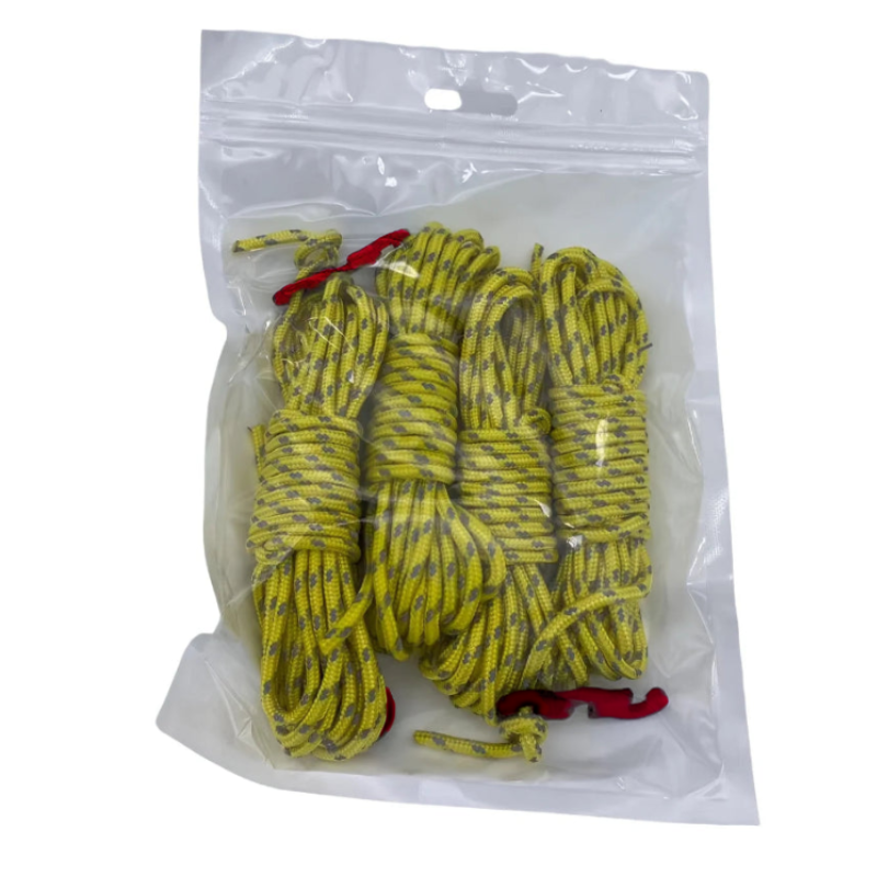 4 Cordes Résistantes Camping sac