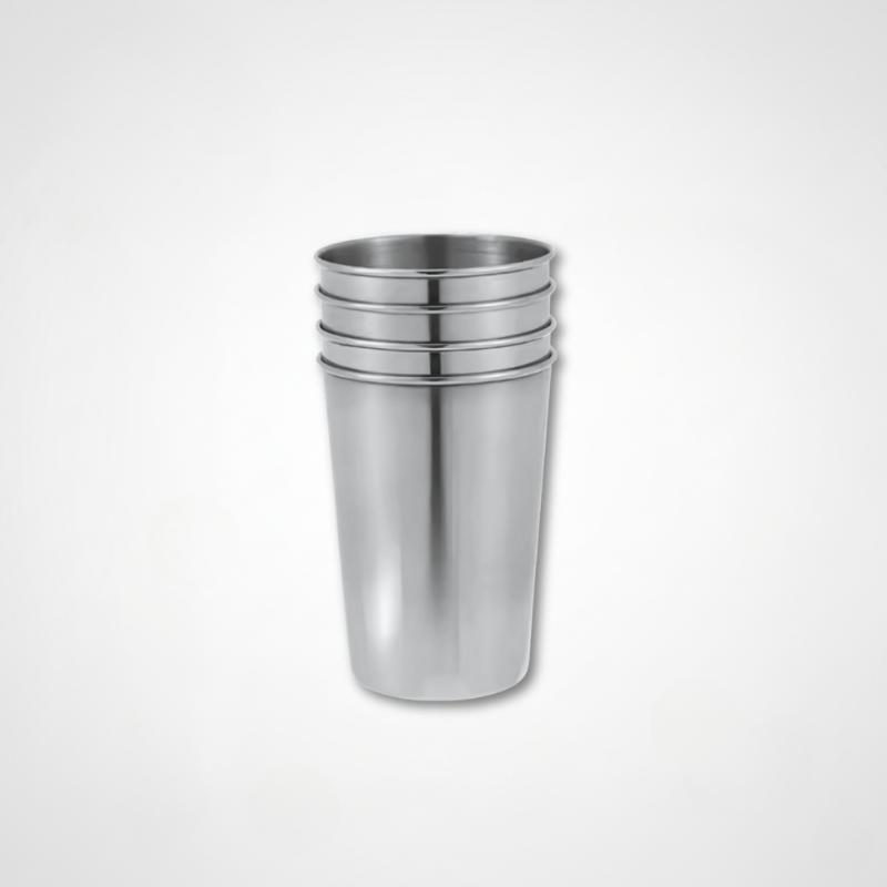 4 Petits Gobelets Inox