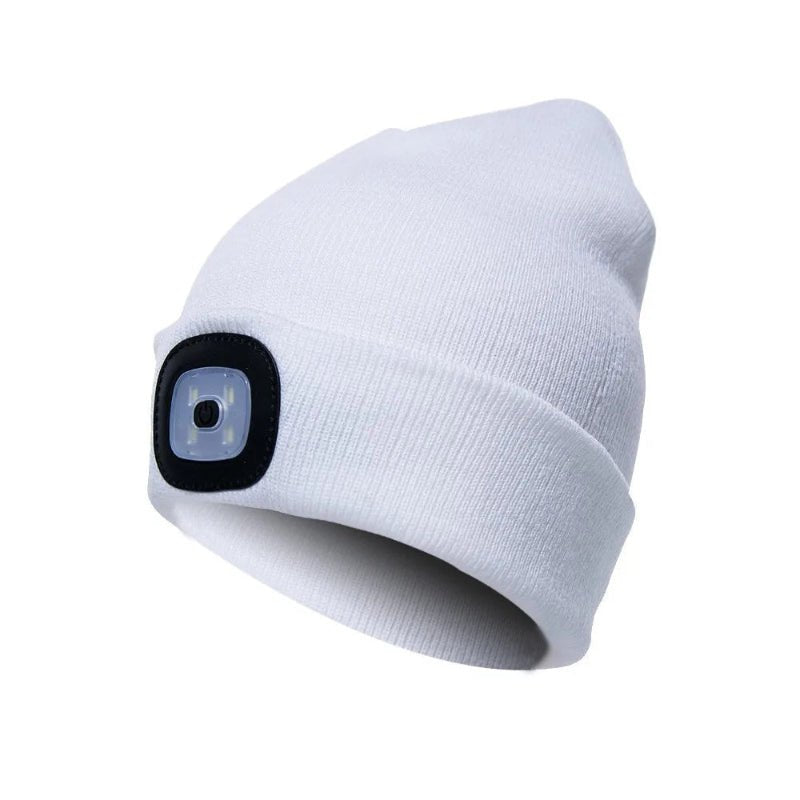 Bonnet LED Rechargeable blanc