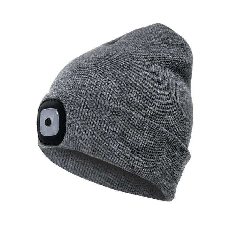 Bonnet LED Rechargeable gris