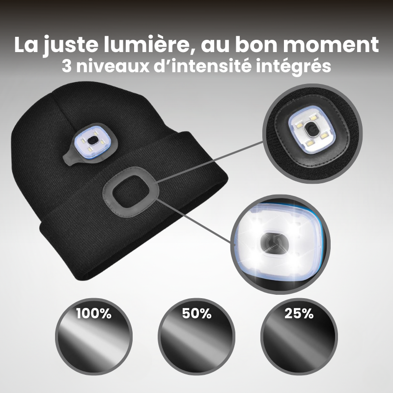 Rechargeable LED Beanie