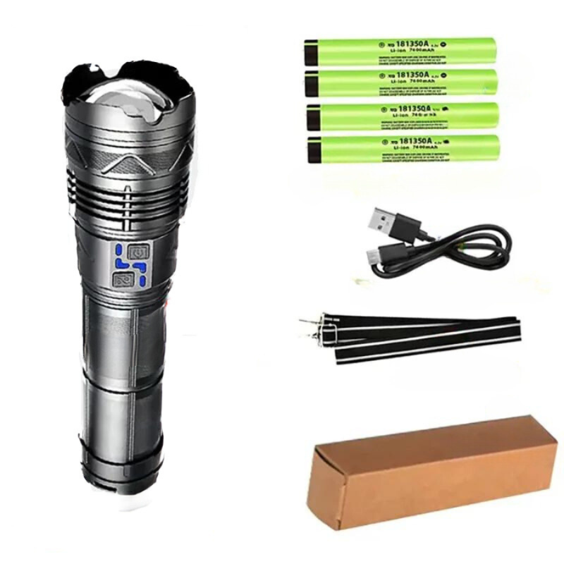 Lampe Torche LED Ultra Puissante Rechargeable