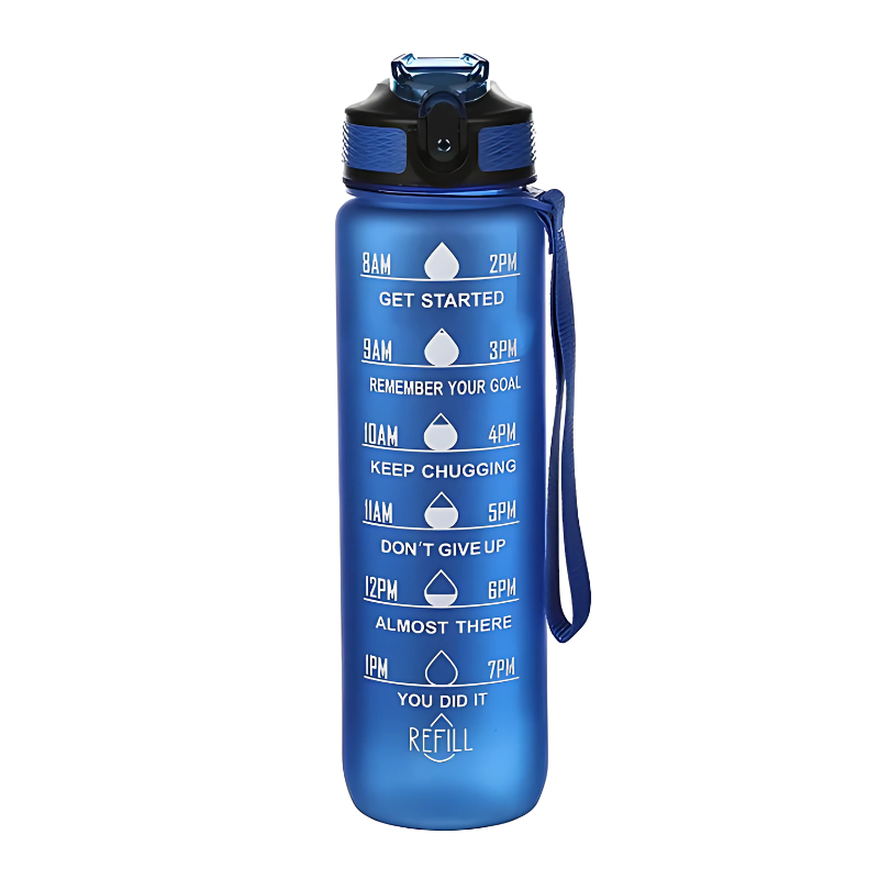Gourde Motivation 1L bleu 